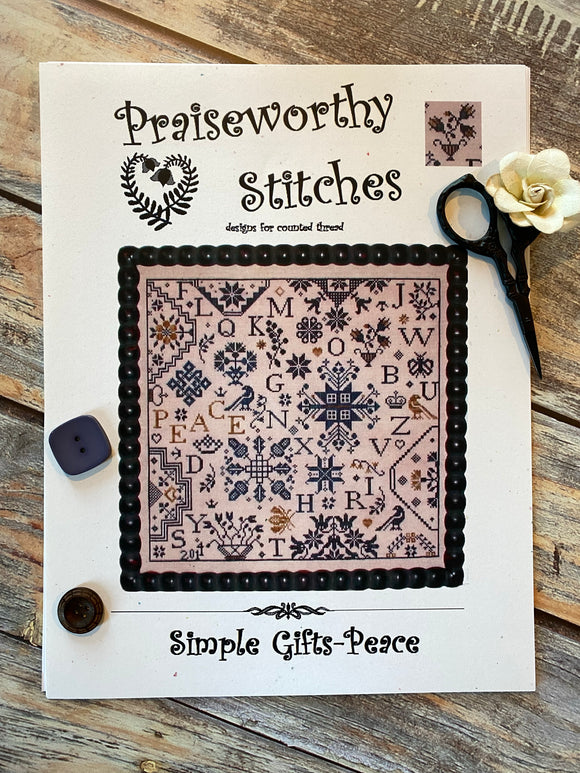 Peace | Simple Gifts | Praiseworthy Stitches