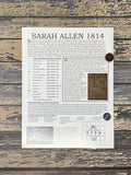 Sarah Allen 1814 | Needle Work Press