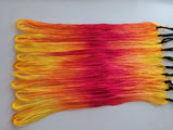 Night Stalkers Calling | Over-Dyed Cotton Floss | Solar Flare