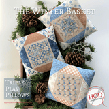 The Winter Basket | Triple Play Pillows Series | Hands on Design